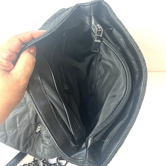 INC International Concepts Shoulder Chain Handbag Quilted Fabric Small Size - Picture 9 of 10